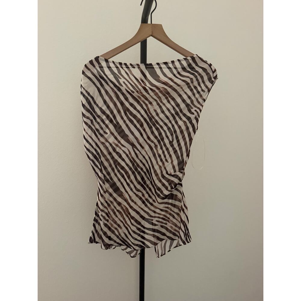 New Suboo Gigi zebra drape top size Medium - Picture 5 of 7